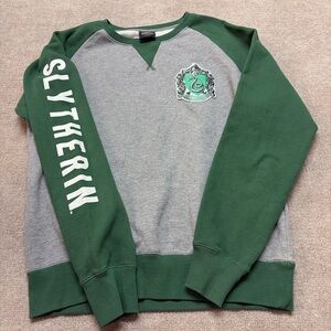 Harry Potter Slytherin Crewneck Sweatshirt Wizarding World Universal Studios L